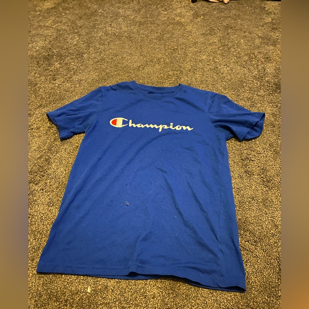 blue champion shirt